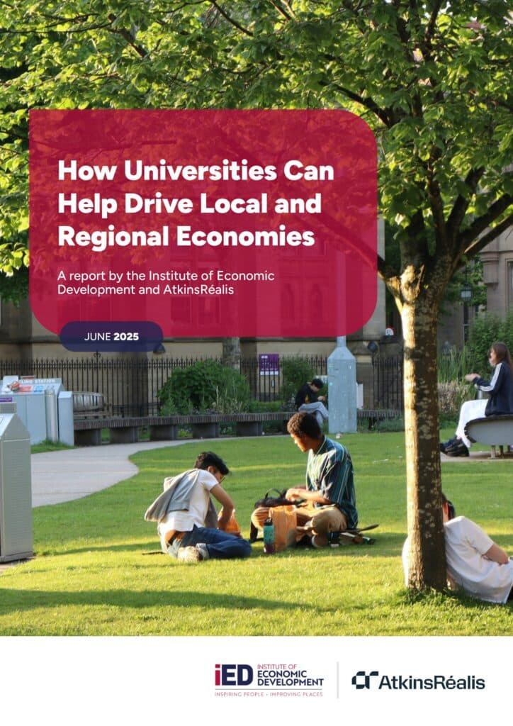 Image of the report cover image from IED and AtkinsRealis
